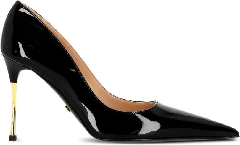 MACH & MACH Lakleren pumps met puntige neus Zwart - Foto 4