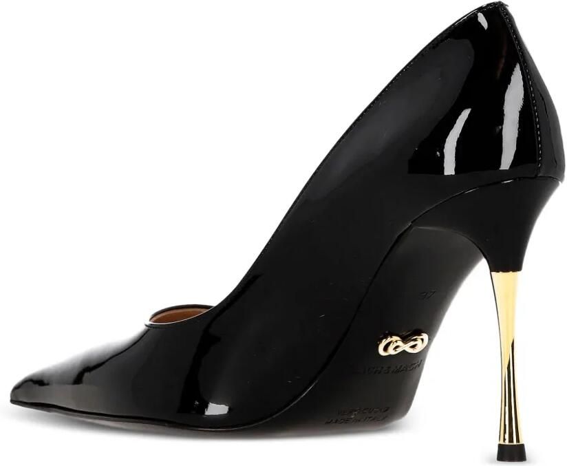 MACH & MACH Lakleren pumps met puntige neus Zwart - Foto 3