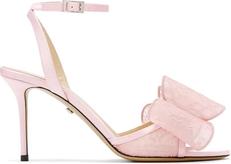 MACH & MACH Le Cadeau sandalen met strikdetail Roze