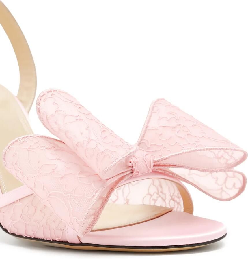 MACH & MACH Le Cadeau sandalen met strikdetail Roze - Foto 2