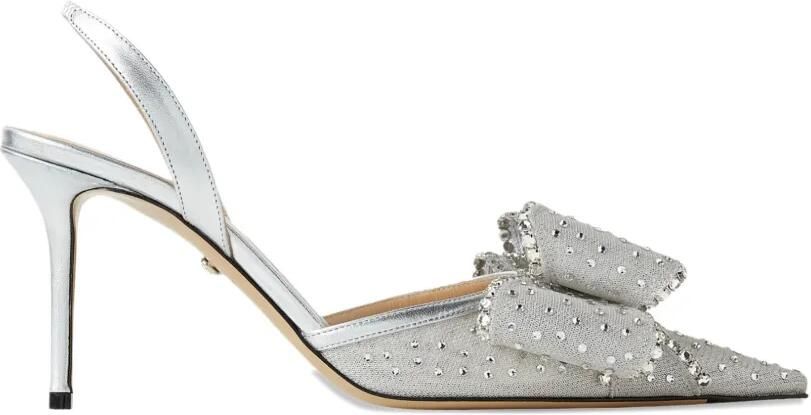 MACH & MACH Le Cadeau slingback pumps Zilver