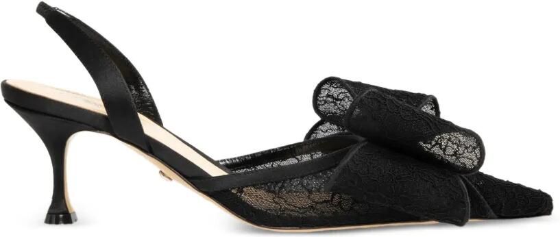 MACH & MACH Le Cadeau slingback pumps Zwart