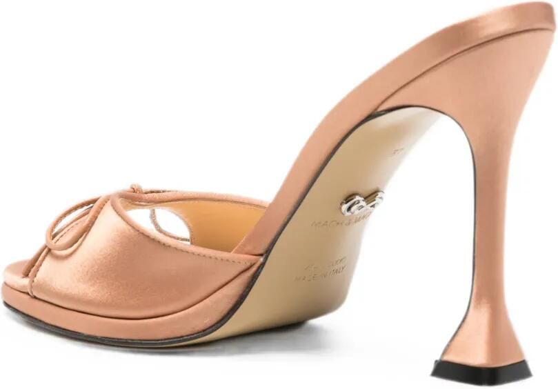 MACH & MACH Little Plateau sandalen met strikdetail en hak Bruin - Foto 3