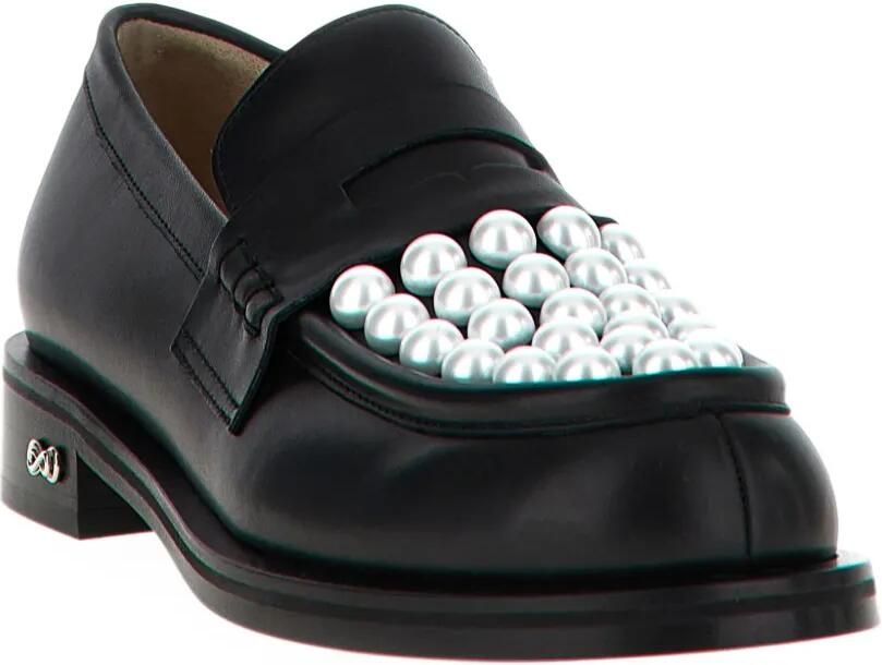 MACH & MACH Loafers verfraaid met parel Zwart - Foto 3