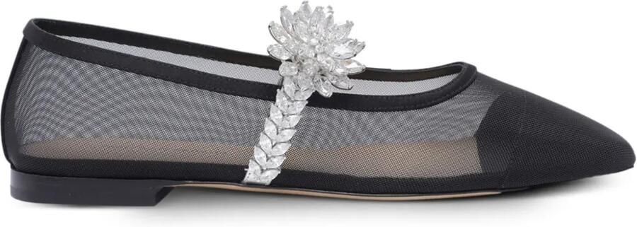 MACH & MACH Lotus Flower ballerina's Zwart