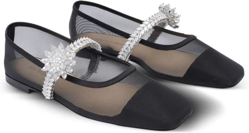 MACH & MACH Lotus Flower ballerina's Zwart - Foto 3