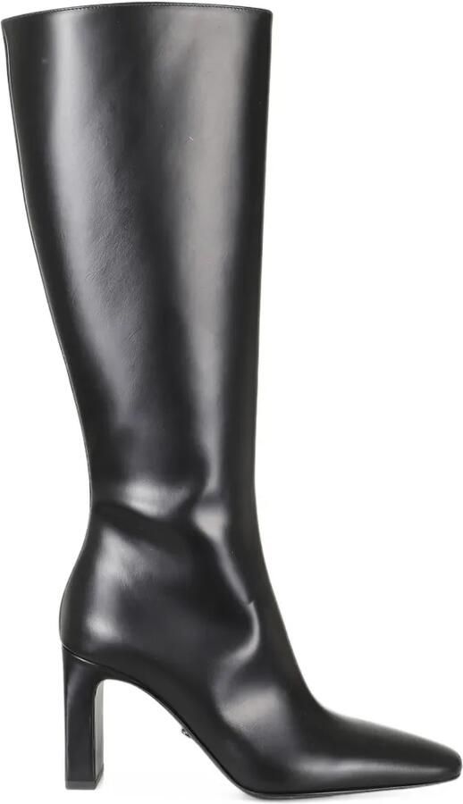 MACH & MACH pointed-toe knee-high boots Zwart