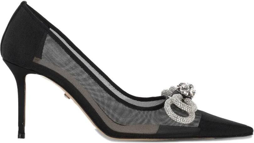 MACH & MACH Sandalen met hak en strik Wit