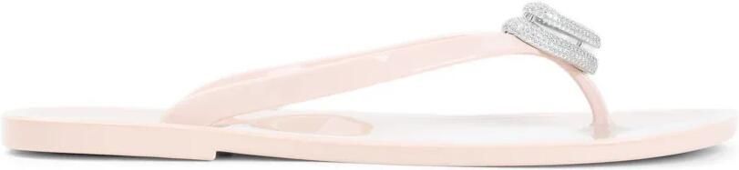 MACH & MACH Sandalen met kristallen Roze
