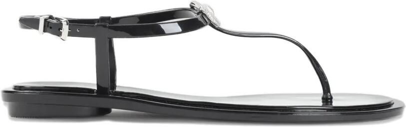 MACH & MACH Sandalen met strikdetail Zwart