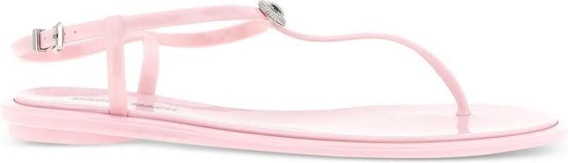 MACH & MACH Sandalen verfraaid met kristallen en dubbele strik Roze
