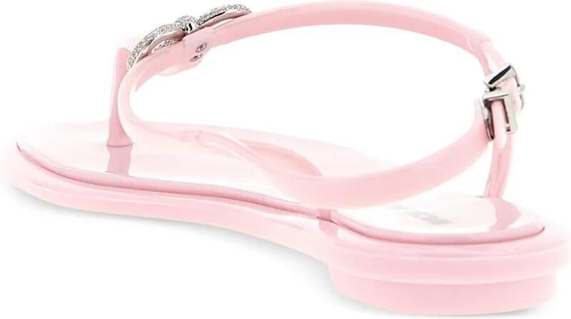MACH & MACH Sandalen verfraaid met kristallen en dubbele strik Roze - Foto 3