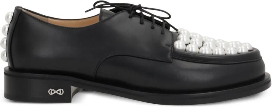 MACH & MACH Sirene veterschoenen Zwart
