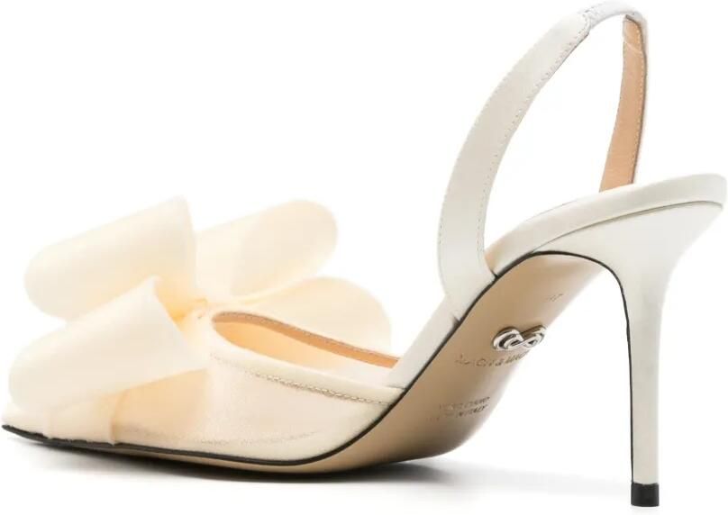MACH & MACH Slingback pumps met strikdetail Beige - Foto 2