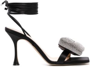 MACH & MACH Nicole sandalen met strik Zwart