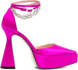 MACH & MACH Pumps met puntige neus Roze