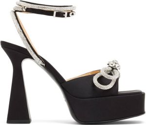 MACH & MACH Sandalen met plateauzool Zwart