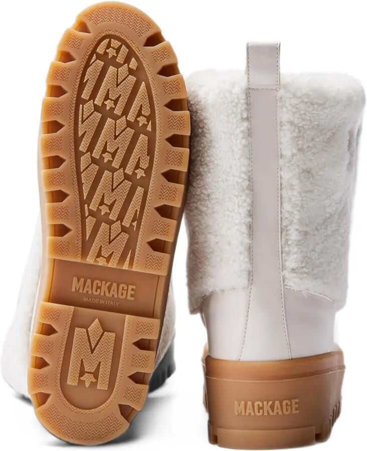 Mackage Hero WSH veterlaarzen met lammy-afwerking Beige - Foto 2