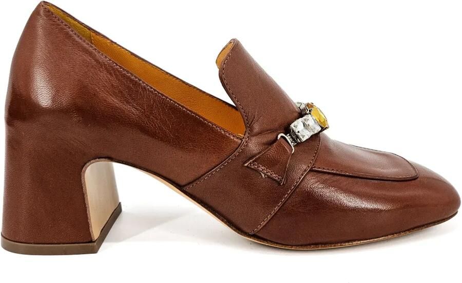 Madison Maison 65 mm pumps met juwelen Bruin