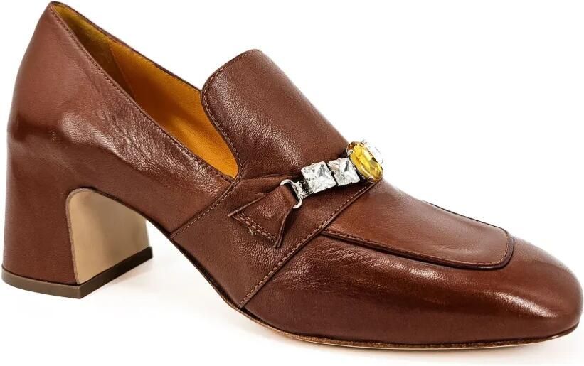 Madison Maison 65 mm pumps met juwelen Bruin - Foto 3
