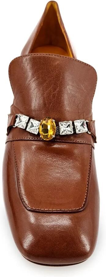Madison Maison 65 mm pumps met juwelen Bruin - Foto 4