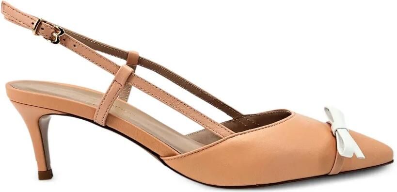 Madison Maison Alessia leren slingback pumps Roze