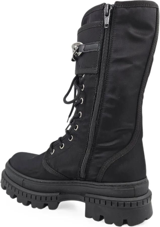 Madison Maison Combat boots met kettingdetail en gesp Zwart - Foto 3