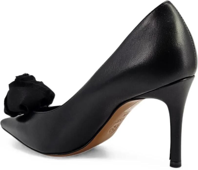 Madison Maison Linia pumps met puntige neus en bloemen Zwart - Foto 2
