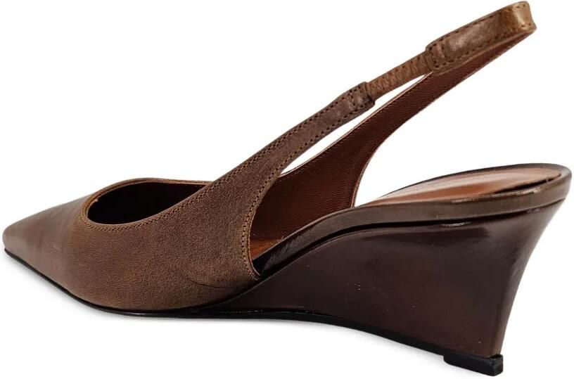 Madison Maison Louis slingback pumps met sleehak Bruin - Foto 2