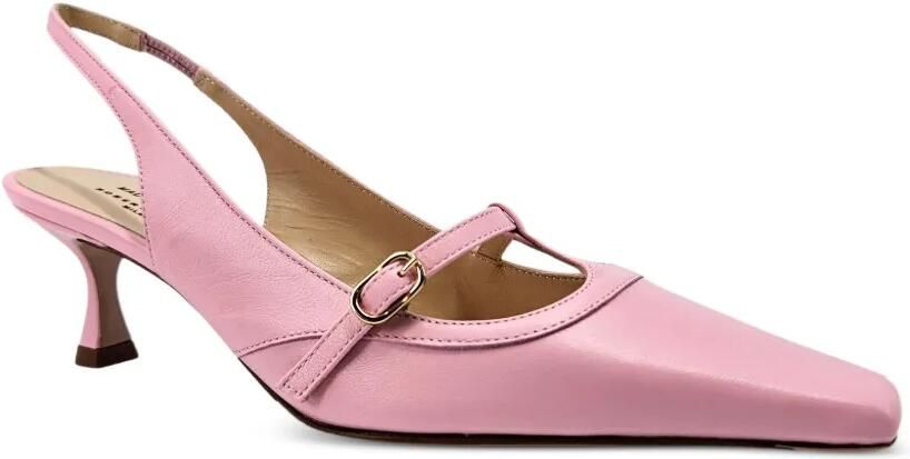 Madison Maison Penny slingback pumps met gespband Roze - Foto 3