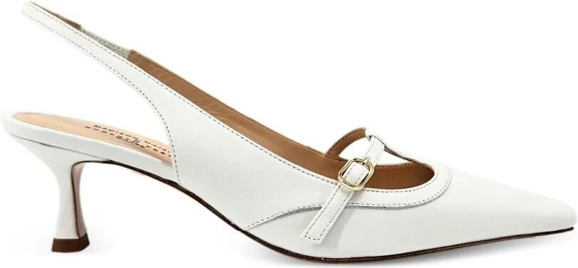 Madison Maison Penny slingback pumps Wit