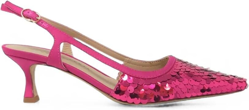 Madison Maison Slingback pumps verfraaid met pailletten Roze