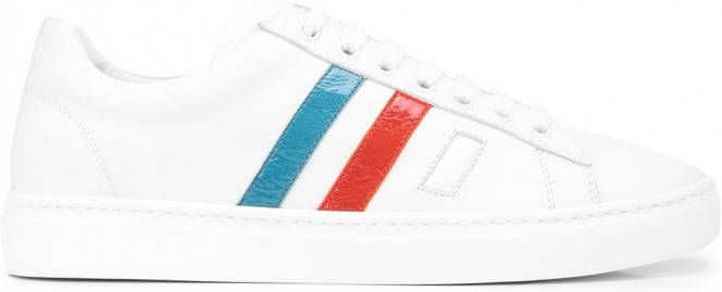 Madison.Maison 3 Stripe & Your Out leren sneakers Wit