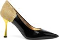 Madison Maison 65 mm Alena Black Gold pumps Zwart - Zwart