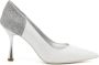 Madison.Maison 65 mm Alena White Silver pumps Wit - Thumbnail 1