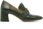 Madison.Maison Lock leren pumps 70 mm Groen - Thumbnail 1