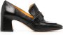 Madison.Maison Lock leren pumps 70 mm Zwart - Thumbnail 1