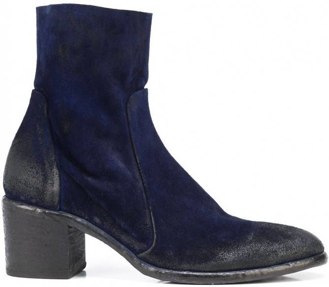 Madison.Maison Suède enkellaarzen NAVY