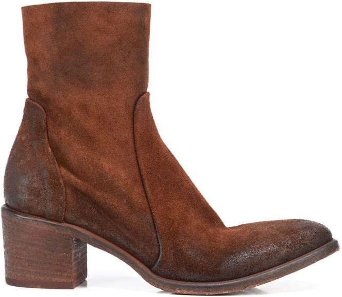 Madison.Maison Suède enkellaarzen TAN