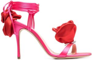 Magda Butrym Sandalen met bloemenprint Roze