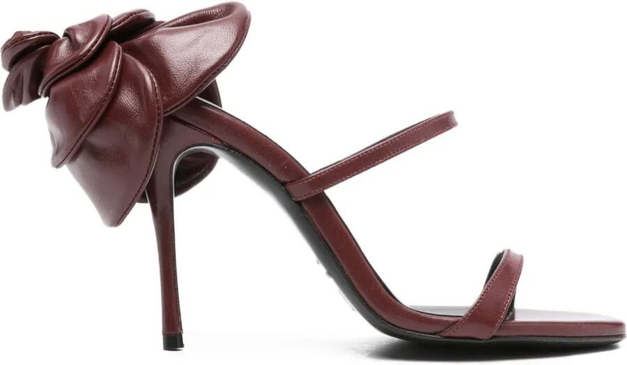 Magda Butrym Bibi sandalen verfraaid met strik Rood