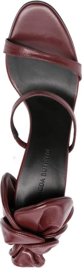 Magda Butrym Bibi sandalen verfraaid met strik Rood - Foto 4