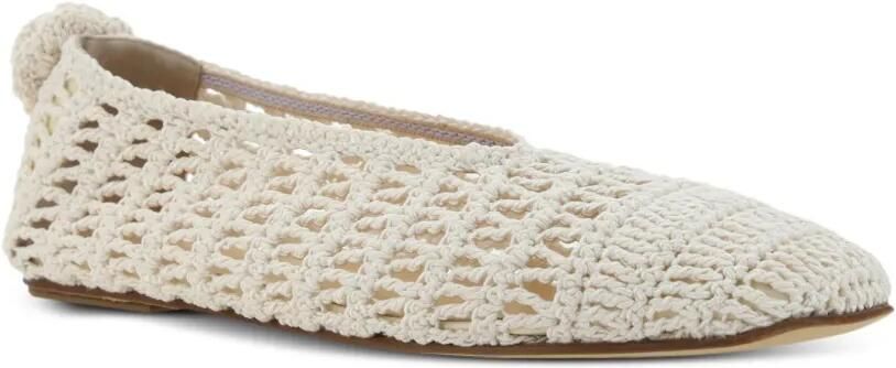 Magda Butrym Gehaakte ballerina's Beige - Foto 2