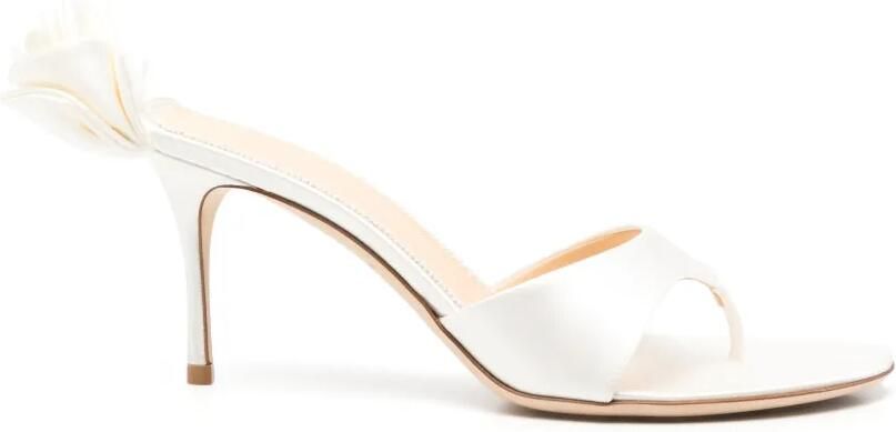 Magda Butrym Sandalen met bloemdetail Wit