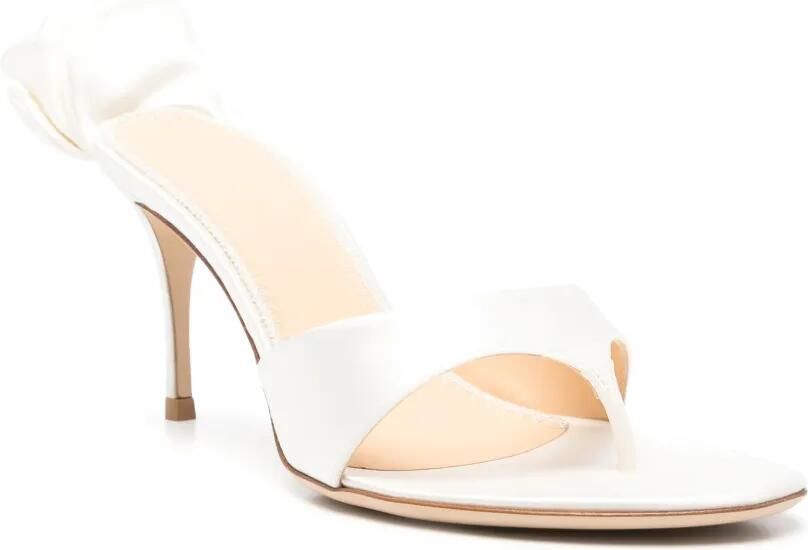 Magda Butrym Sandalen met bloemdetail Wit - Foto 2