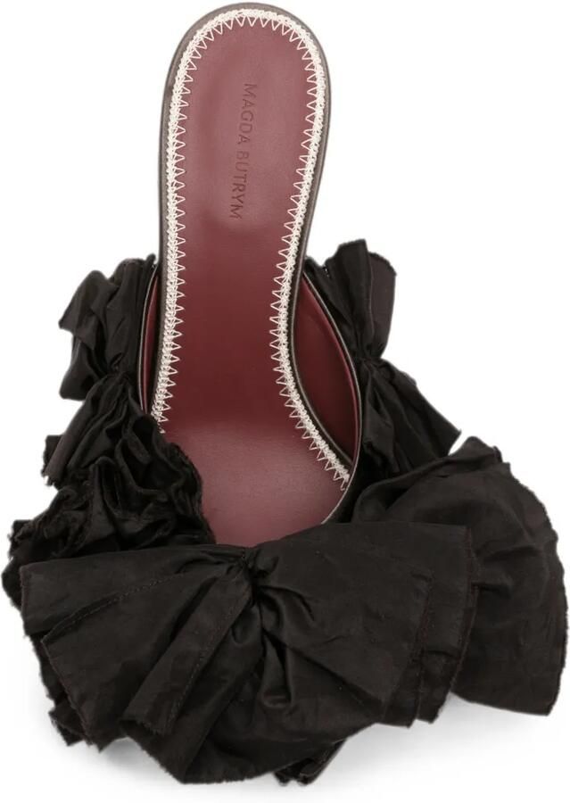 Magda Butrym Sandalen met bloemenapplicatie Bruin - Foto 2