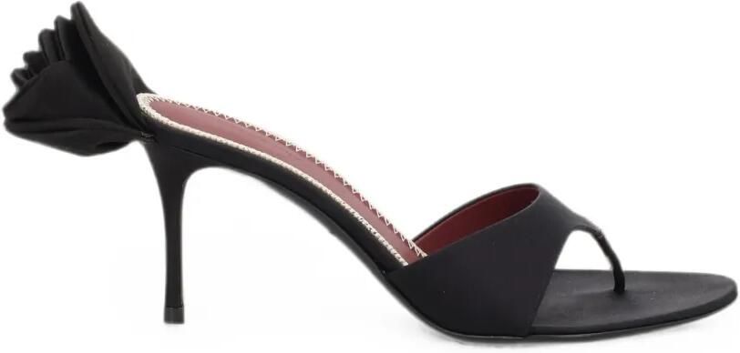 Magda Butrym Sandalen met bloemendetail Zwart