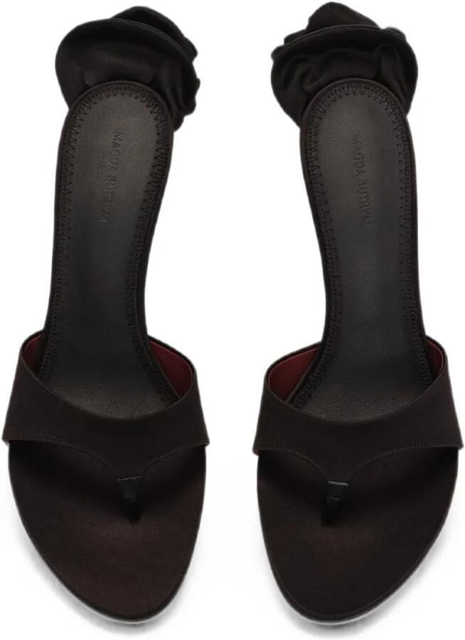 Magda Butrym Sandalen met rozet-detail Zwart - Foto 2