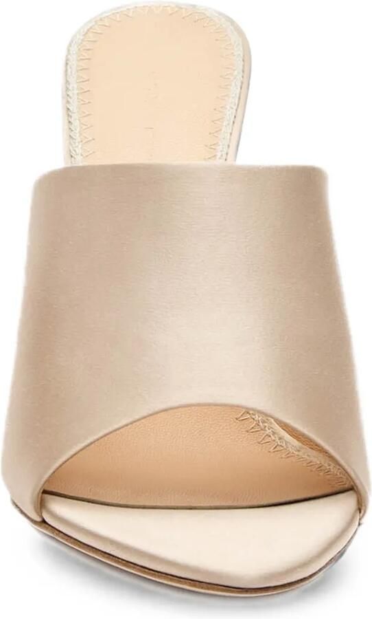 Magda Butrym Sandalen met satijnen afwerking en open neus Beige - Foto 3
