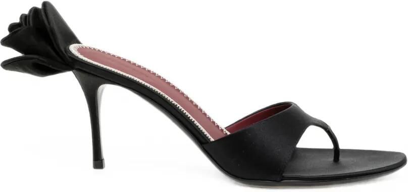 Magda Butrym Satijnen sandalen Zwart
